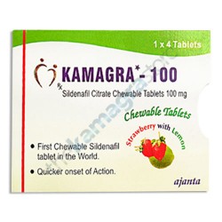 Kamagra Polo 100mg Chewable Tablets Strawberry With Lemon Ajanta
