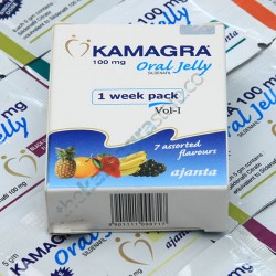 Kamagra 100 mg Oral Jelly 1 Week Pack Vol - 1 7 Assorted Flavours Ajanta