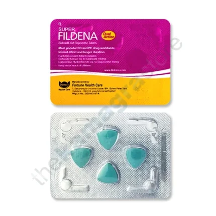 Buy Super Fildena 100mg-60mg strip online